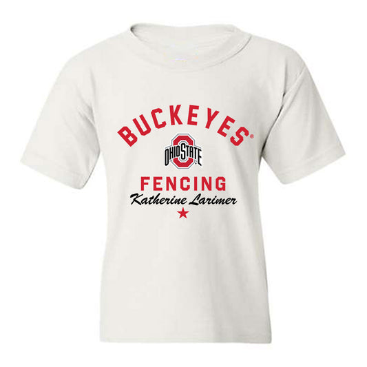 Ohio State - NCAA Women's Fencing : Katherine Larimer - Classic Shersey Youth T-Shirt-0