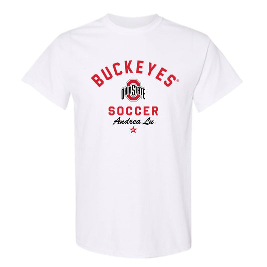 Ohio State - NCAA Women's Soccer : Andrea Lu - Classic Shersey T-Shirt-0