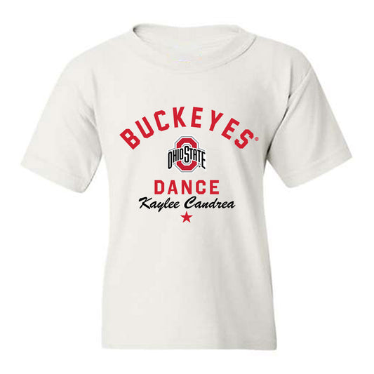 Ohio State - Dance Team : Kaylee Candrea - Classic Shersey Youth T-Shirt-0