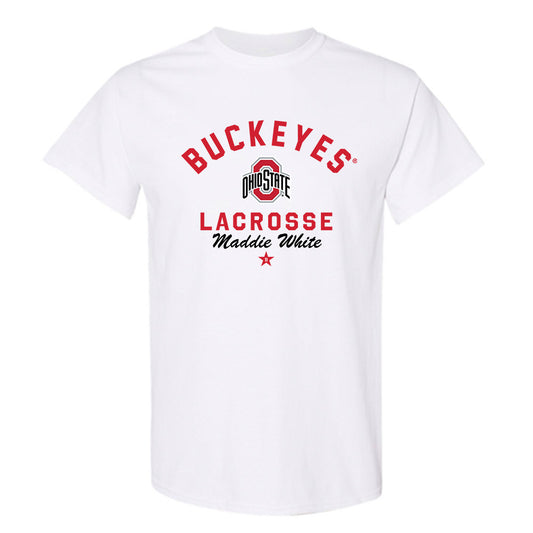 Ohio State - NCAA Women's Lacrosse : Maddie White - Classic Shersey T-Shirt-0