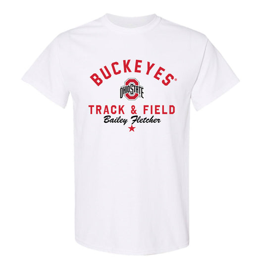 Ohio State - NCAA Men's Track & Field : Bailey Fletcher - Classic Shersey T-Shirt-0