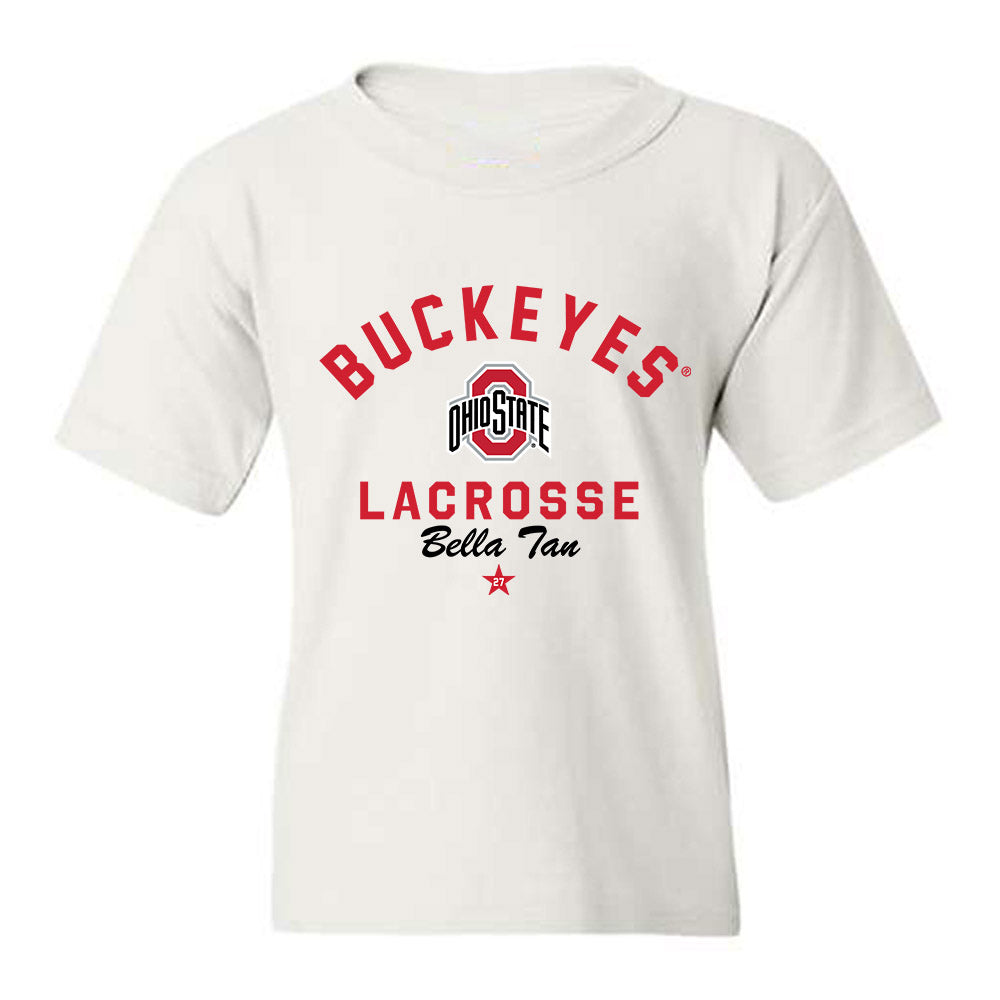Ohio State - NCAA Women's Lacrosse : Bella Tan - Classic Shersey Youth T-Shirt-0