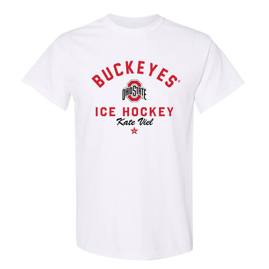 Ohio State - NCAA Women's Ice Hockey : Kate Viel - Classic Shersey T-Shirt-0
