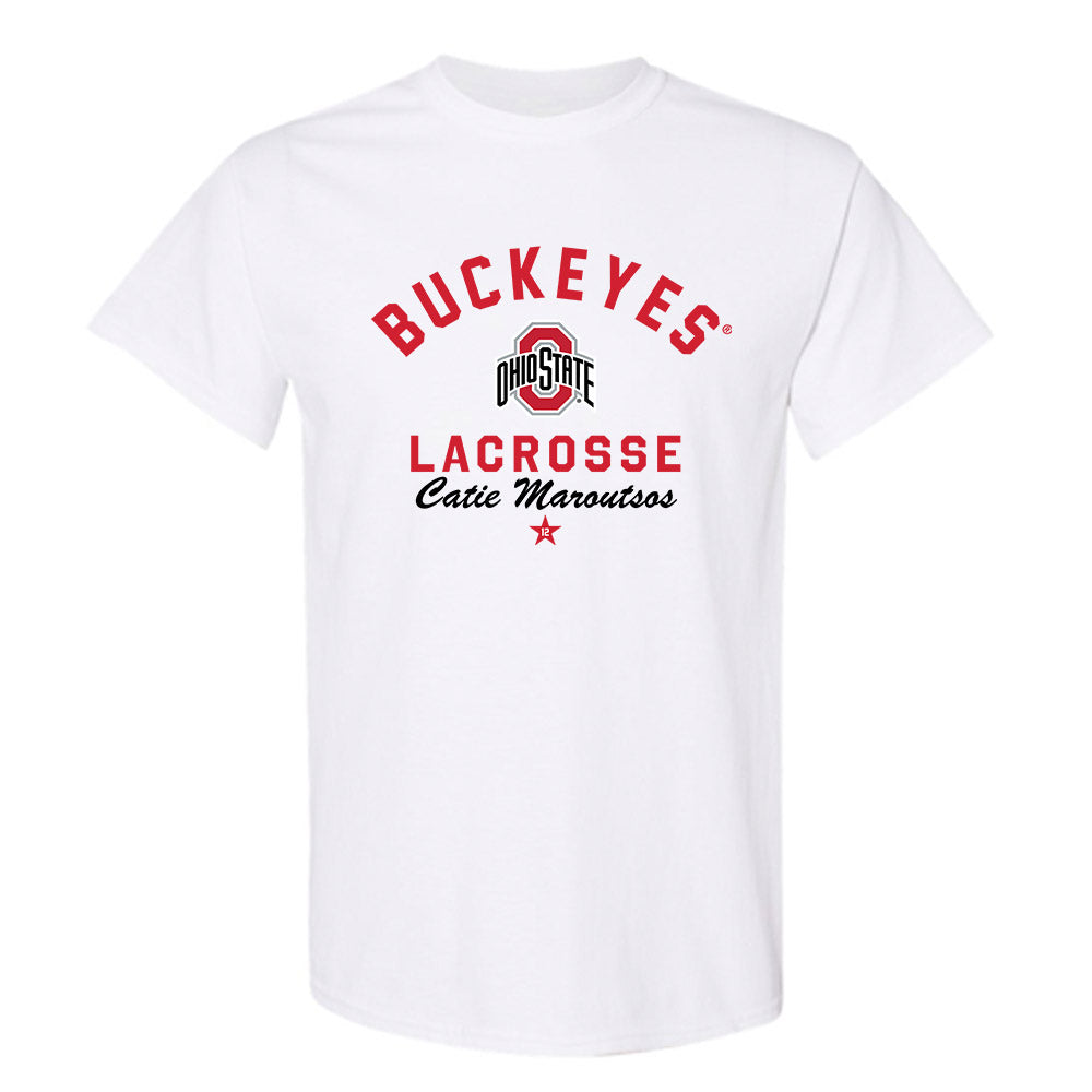 Ohio State - NCAA Women's Lacrosse : Catie Maroutsos - Classic Shersey T-Shirt-0