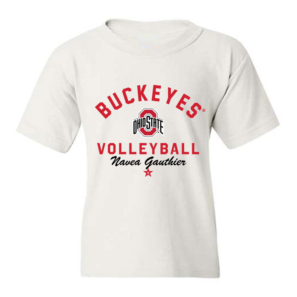 Ohio State - NCAA Women's Volleyball : Navea Gauthier - Classic Shersey Youth T-Shirt-0