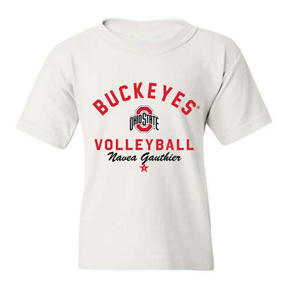 Ohio State - NCAA Women's Volleyball : Navea Gauthier - Classic Shersey Youth T-Shirt-0