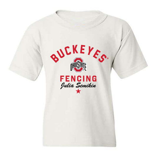 Ohio State - NCAA Women's Fencing : Julia Semikin - Classic Shersey Youth T-Shirt-0