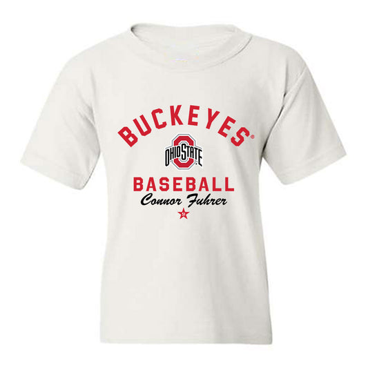 Ohio State - NCAA Baseball : Connor Fuhrer - Classic Shersey Youth T-Shirt-0