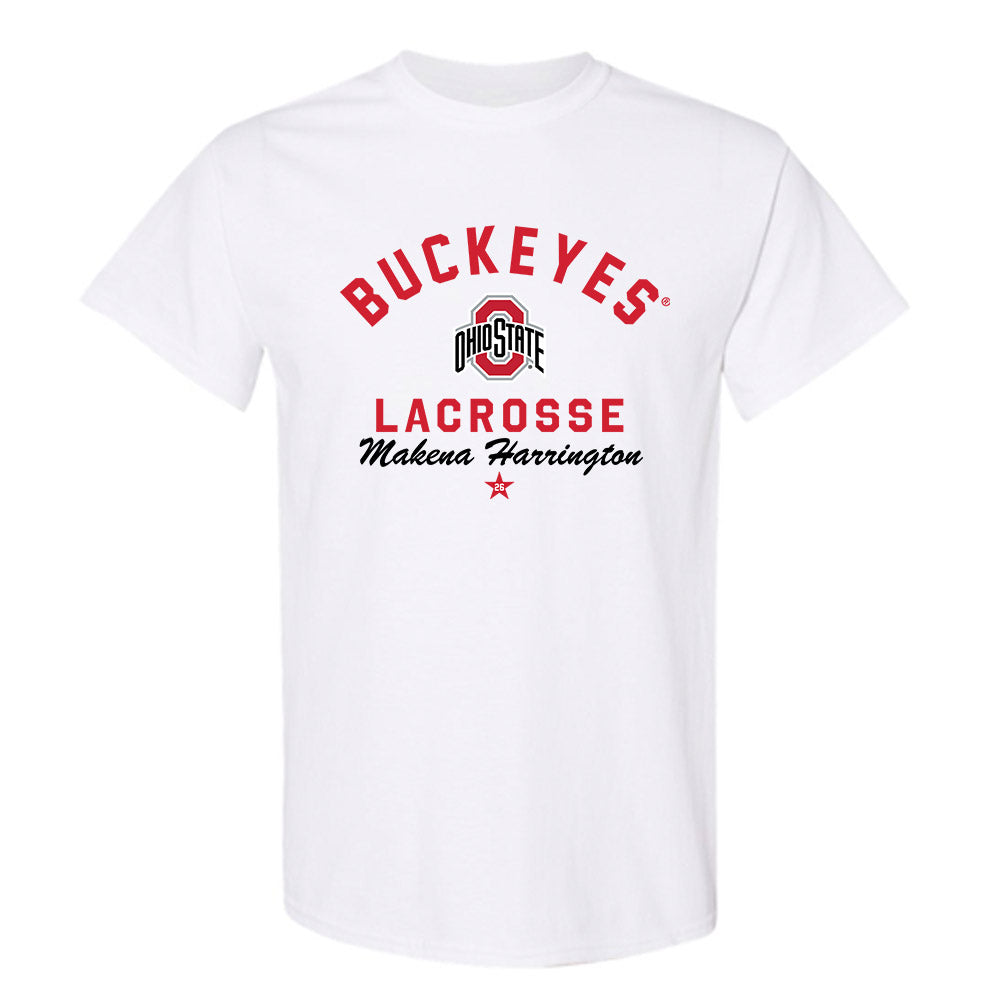 Ohio State - NCAA Women's Lacrosse : Makena Harrington - Classic Shersey T-Shirt-0