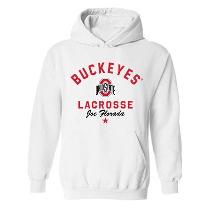 Ohio State - NCAA Men's Lacrosse : Joe Florada - Classic Shersey Hooded Sweatshirt-0