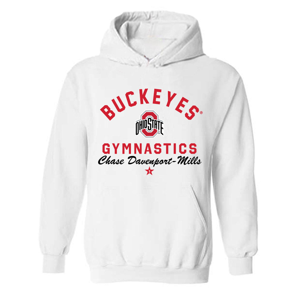 Ohio State - NCAA Men's Gymnastics : Chase Davenport-Mills - Classic Shersey Hooded Sweatshirt-0
