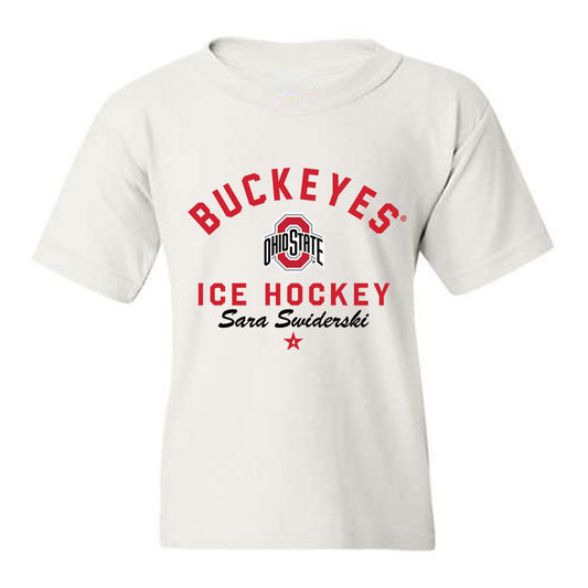 Ohio State - NCAA Women's Ice Hockey : Sara Swiderski - Classic Shersey Youth T-Shirt-0