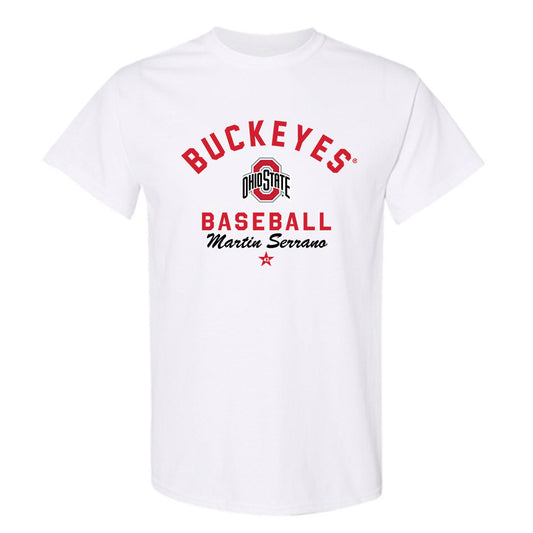Ohio State - NCAA Baseball : Martin Serrano - Classic Shersey T-Shirt-0