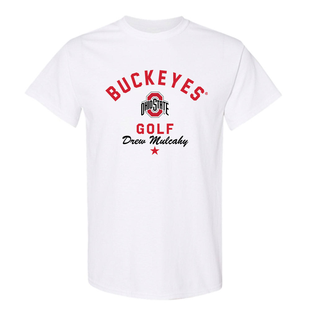 Ohio State - NCAA Men's Golf : Drew Mulcahy - Classic Shersey T-Shirt-0