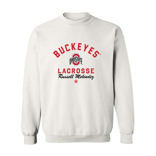 Ohio State - NCAA Men's Lacrosse : Russell Melendez - Classic Shersey Crewneck Sweatshirt-0