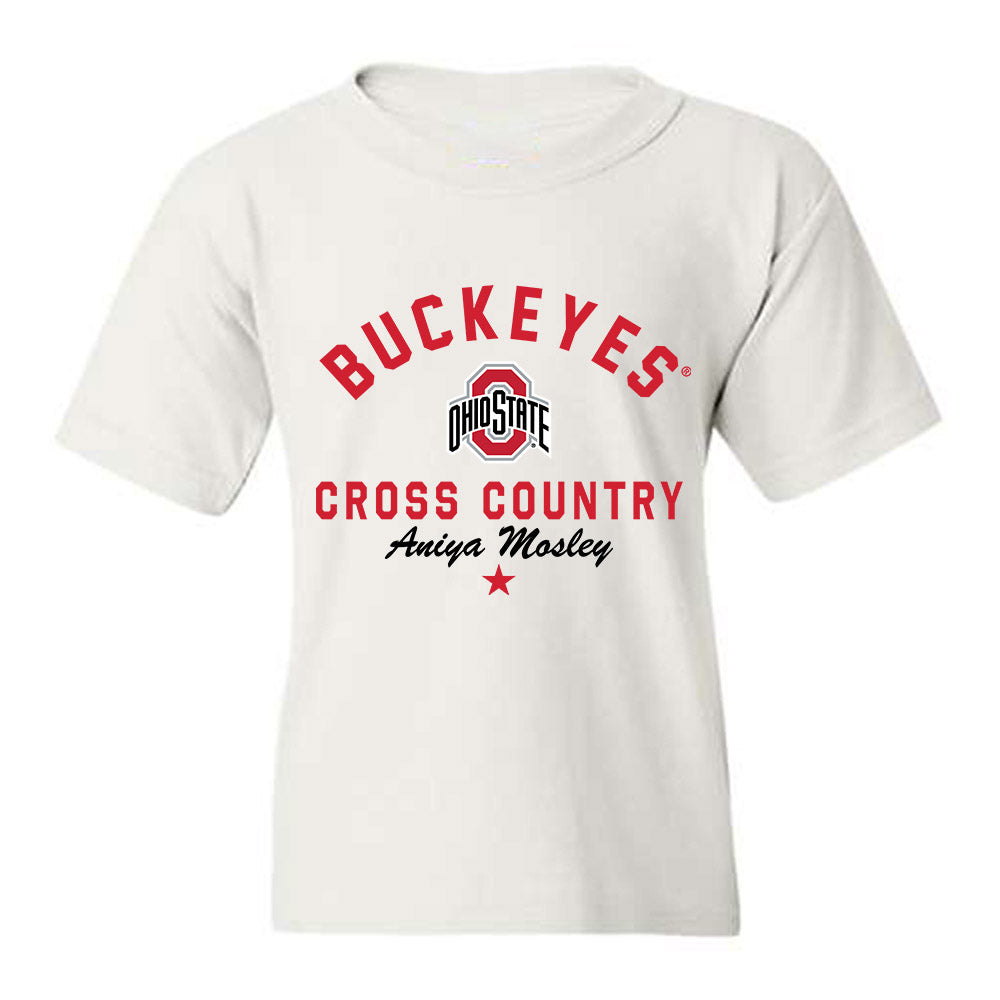Ohio State - NCAA Women's Cross Country : Aniya Mosley - Classic Shersey Youth T-Shirt-0