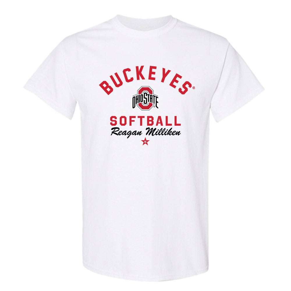 Ohio State - NCAA Softball : Reagan Milliken - Classic Shersey T-Shirt-0