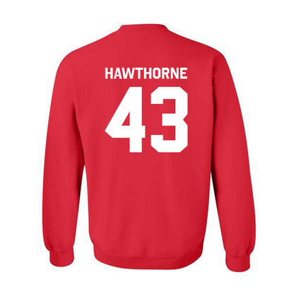 Nebraska - NCAA Football : Will Hawthorne - Classic Shersey Crewneck Sweatshirt-1