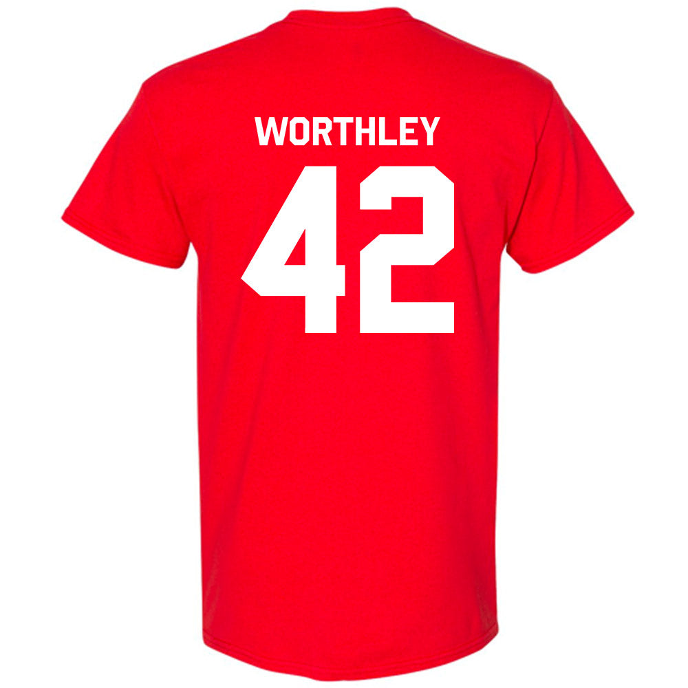 Nebraska - NCAA Baseball : Jalen Worthley - Classic Shersey T-Shirt-1