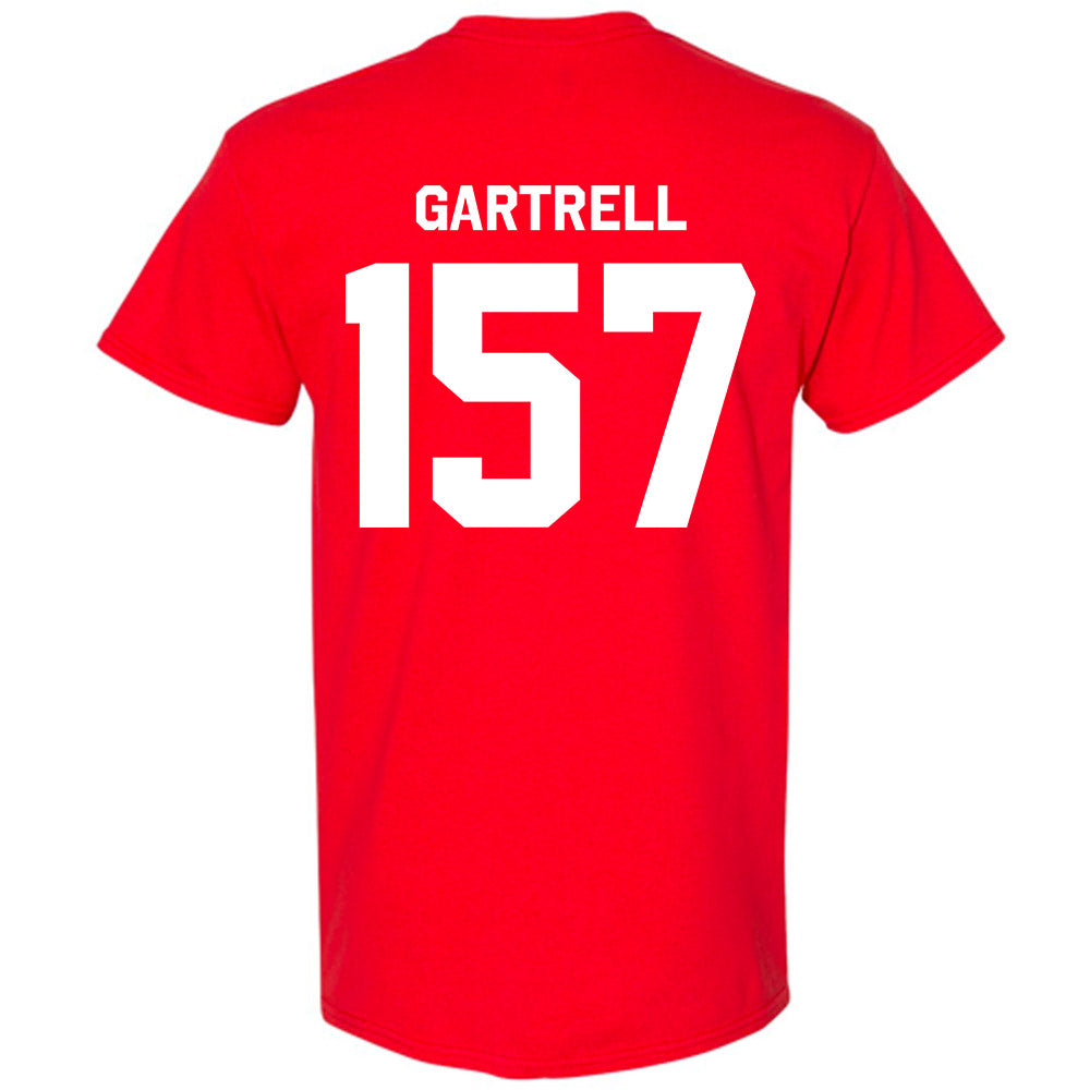 Nebraska - NCAA Wrestling : Dez Gartrell - Classic Shersey T-Shirt-1