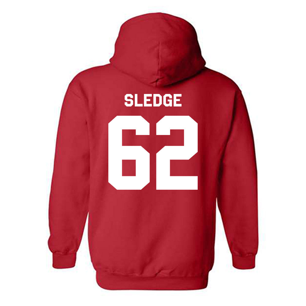 Nebraska - NCAA Football : Sam Sledge - Classic Shersey Hooded Sweatshirt-1