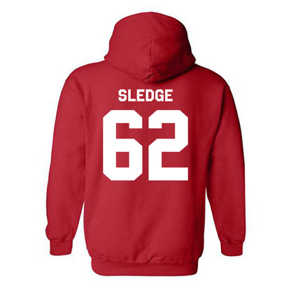 Nebraska - NCAA Football : Sam Sledge - Classic Shersey Hooded Sweatshirt-1