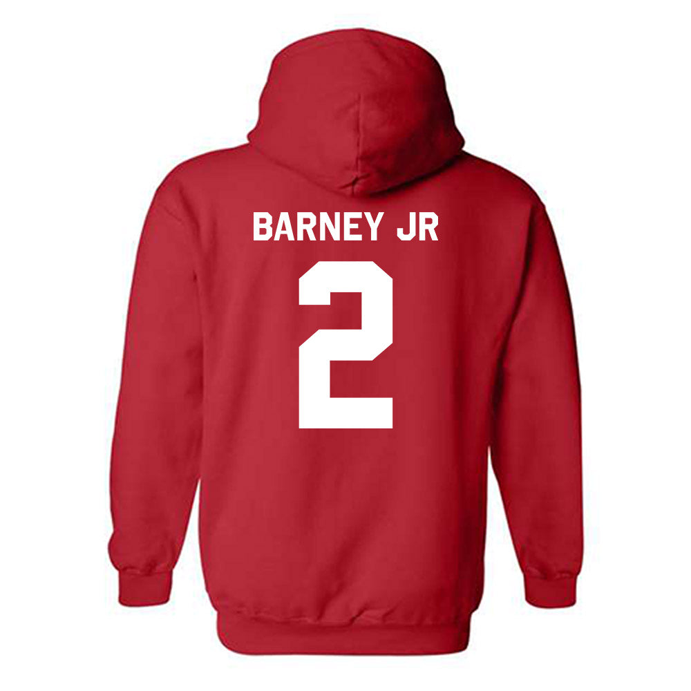 Nebraska - NCAA Football : Jacory Barney Jr - Classic Shersey Hooded Sweatshirt-1