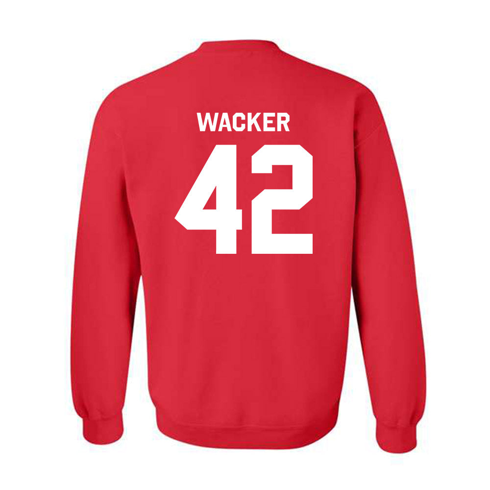 Nebraska - NCAA Football : Derek Wacker - Classic Shersey Crewneck Sweatshirt-1