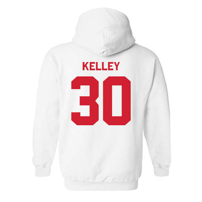 Nebraska - NCAA Baseball : Carter Kelley - Classic Shersey Hooded Sweatshirt-1