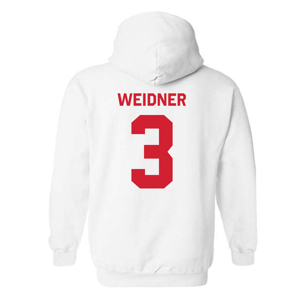 Nebraska - NCAA Women's Basketball : Allison Weidner - Classic Shersey Hooded Sweatshirt-1