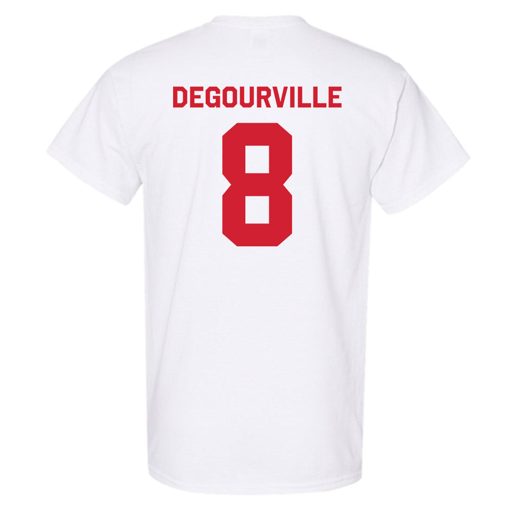 Nebraska - NCAA Men's Basketball : Taj Degourville - Classic Shersey T-Shirt-2