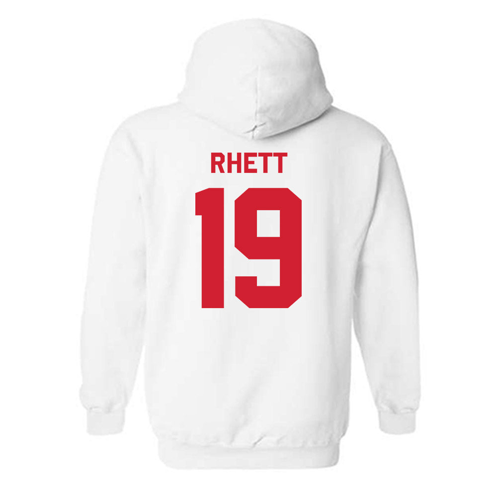 Nebraska - NCAA Football : Justyn Rhett - Classic Shersey Hooded Sweatshirt-1