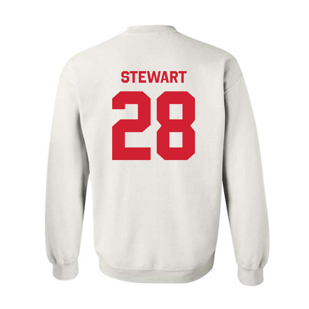 Nebraska - NCAA Baseball : Braxton Stewart - Classic Shersey Crewneck Sweatshirt-1