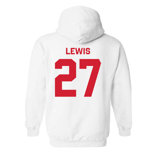 Nebraska - NCAA Women's Soccer : Nathalie Lewis - Classic Shersey Hooded Sweatshirt-0