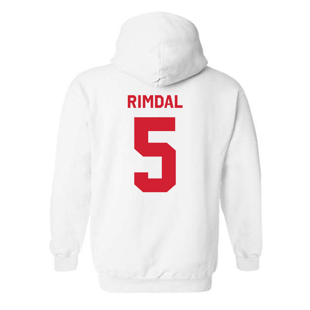 Nebraska - NCAA Women's Basketball : Alberte Rimdal - Classic Shersey Hooded Sweatshirt-1