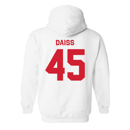 Nebraska - NCAA Baseball : Casey Daiss - Classic Shersey Hooded Sweatshirt-1