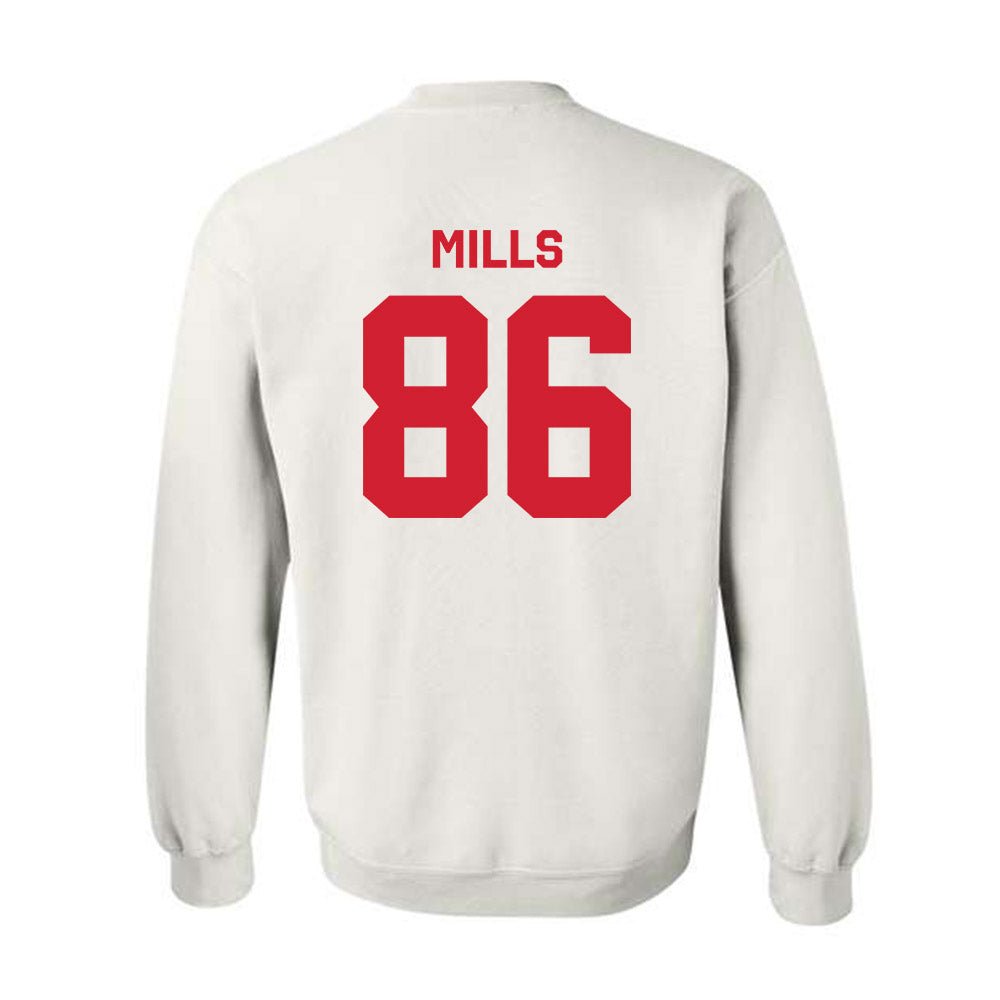 Nebraska - NCAA Football : Cortez Mills - Classic Shersey Crewneck Sweatshirt-2