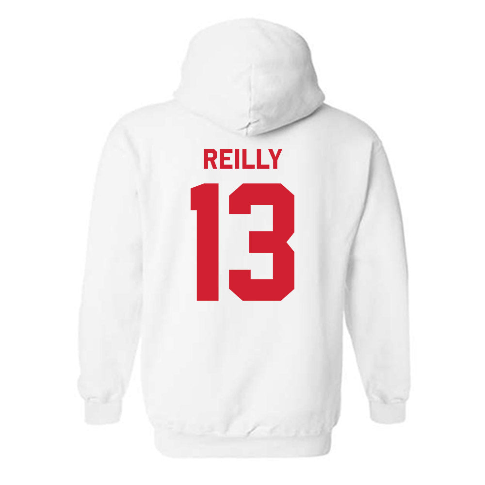 Nebraska - NCAA Women's Volleyball : Bergen Reilly - Classic Shersey Hooded Sweatshirt-1