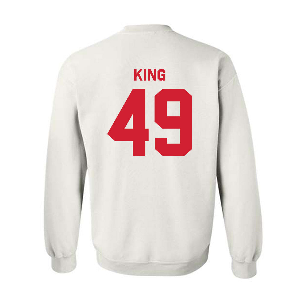 Nebraska - NCAA Football : Danny King - Classic Shersey Crewneck Sweatshirt-1