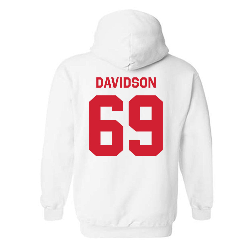 Nebraska - NCAA Football : Landen Davidson - Classic Shersey Hooded Sweatshirt-1