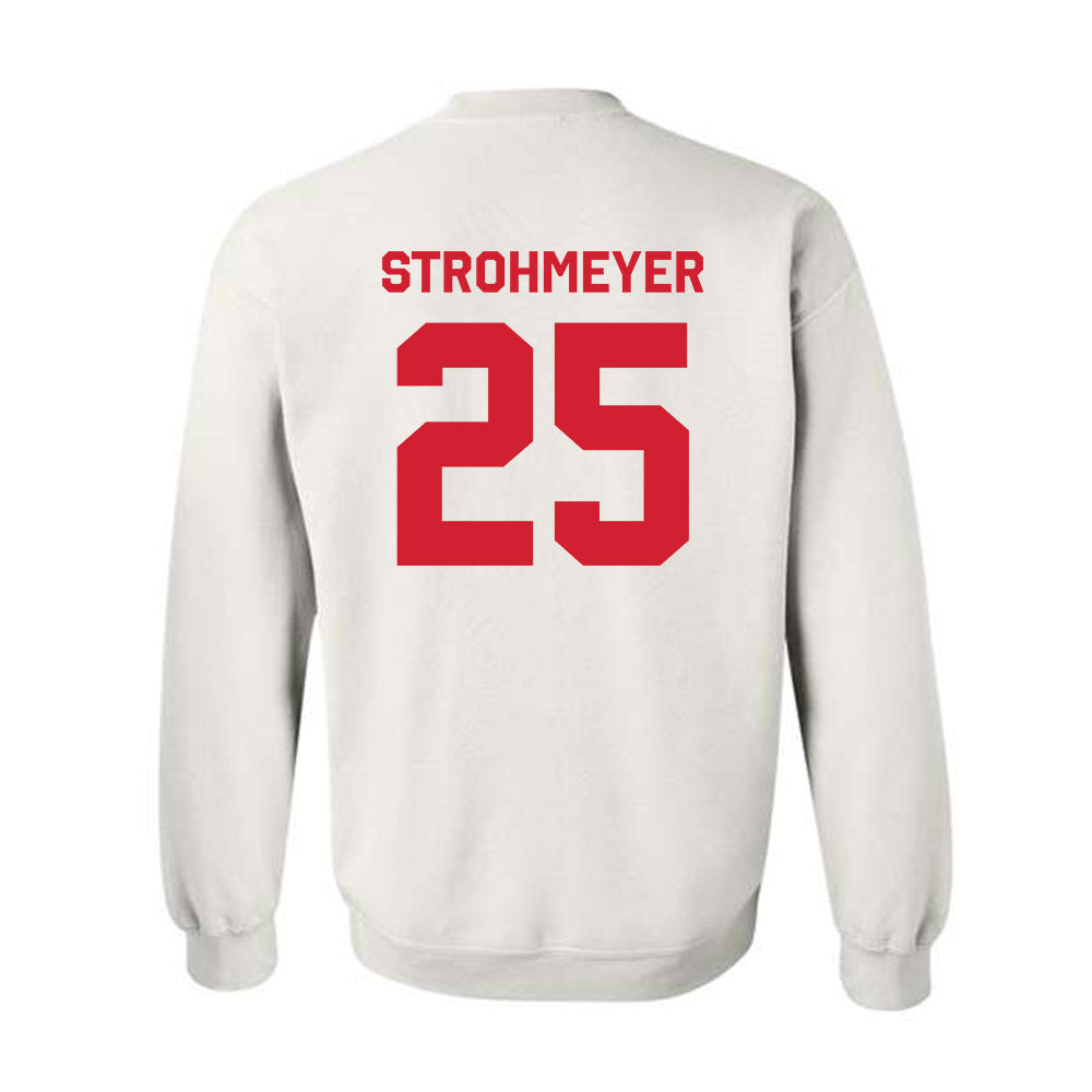 Nebraska - NCAA Baseball : Reed Strohmeyer - Classic Shersey Crewneck Sweatshirt-1
