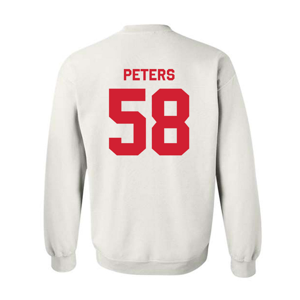Nebraska - NCAA Football : Jake Peters - Classic Shersey Crewneck Sweatshirt-1