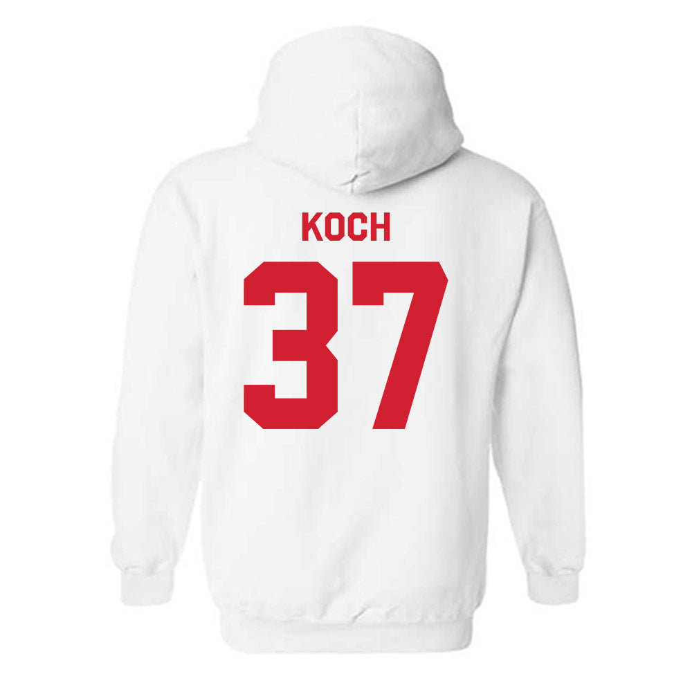 Nebraska - NCAA Football : Kamdyn Koch - Classic Shersey Hooded Sweatshirt-1