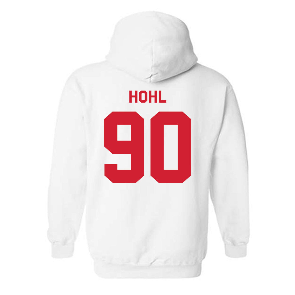 Nebraska - NCAA Football : John Hohl - Classic Shersey Hooded Sweatshirt-1