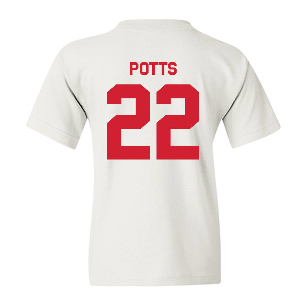 Nebraska - NCAA Women's Basketball : Natalie Potts - Classic Shersey Youth T-Shirt-1
