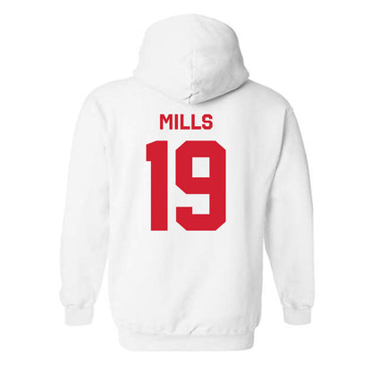 Nebraska - NCAA Football : Cortez Mills - Classic Shersey Hooded Sweatshirt-1