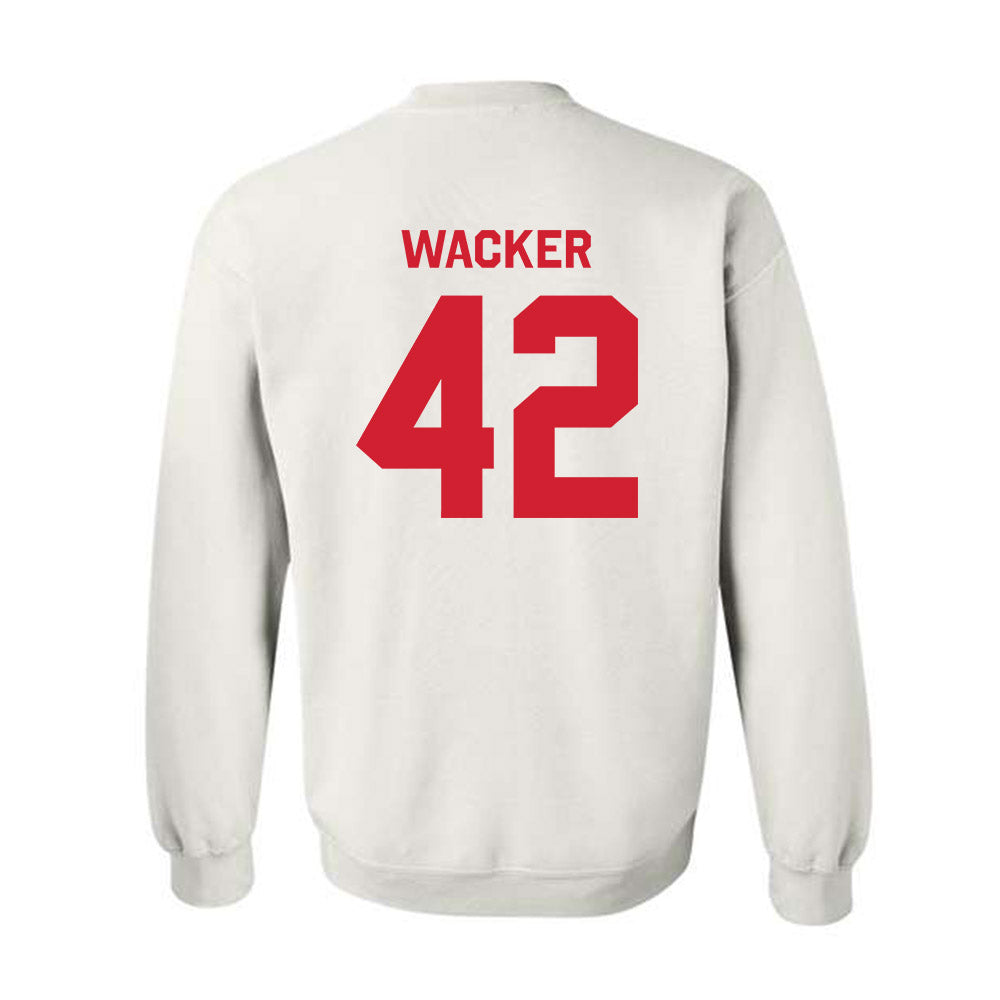 Nebraska - NCAA Football : Derek Wacker - Classic Shersey Crewneck Sweatshirt-1
