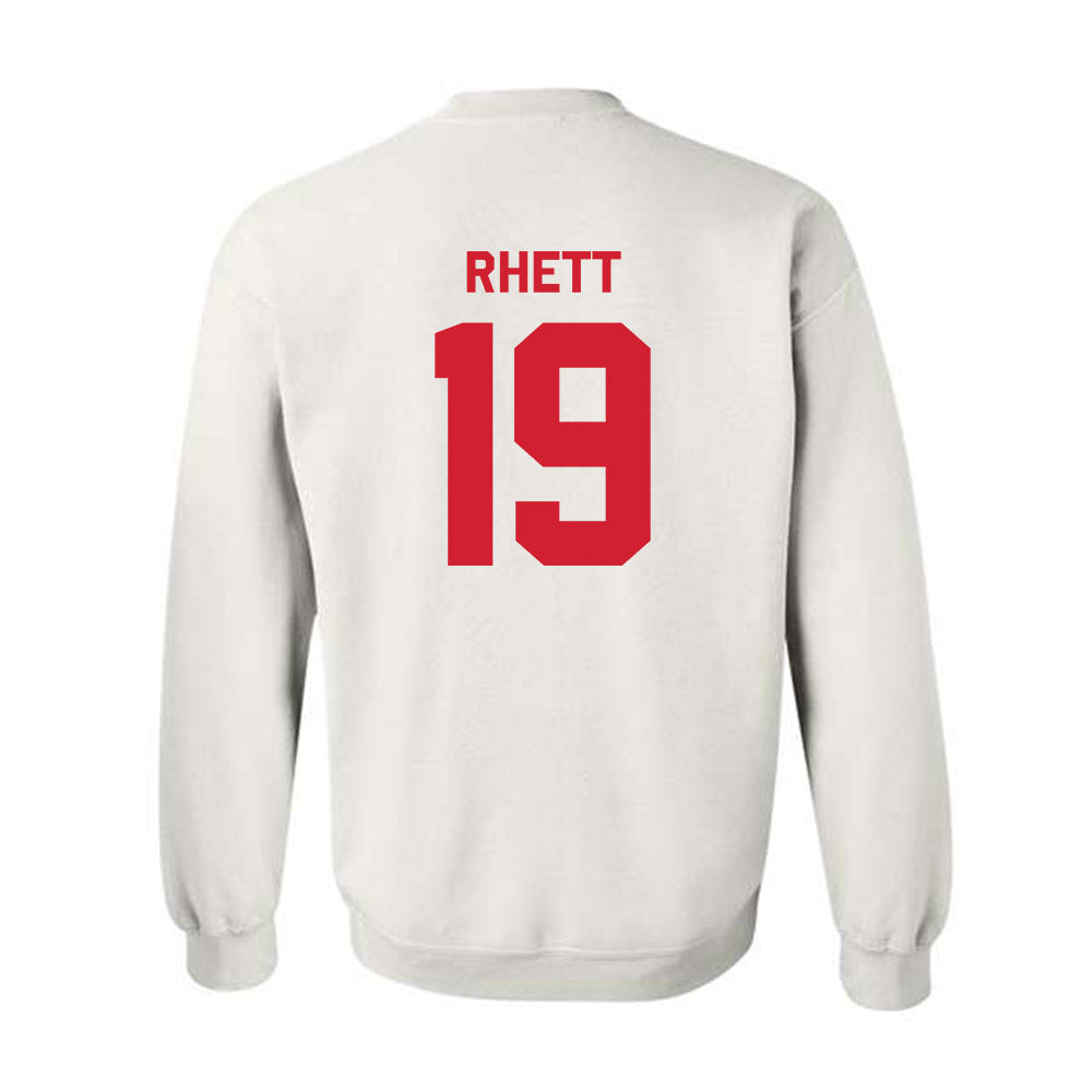 Nebraska - NCAA Football : Justyn Rhett - Classic Shersey Crewneck Sweatshirt-1
