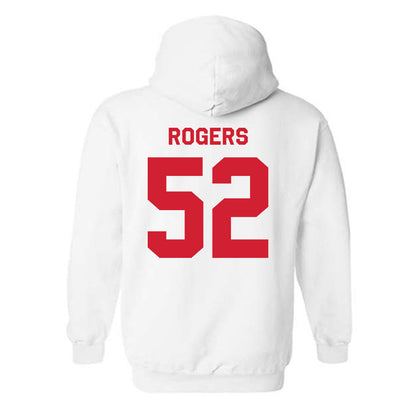 Nebraska - NCAA Football : Dylan Rogers - Classic Shersey Hooded Sweatshirt-1
