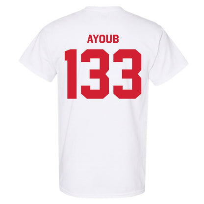 Nebraska - NCAA Wrestling : Omar Ayoub - Classic Shersey T-Shirt-1